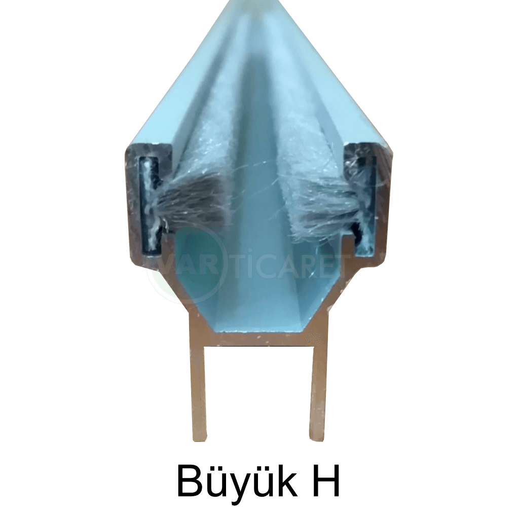 Büyük H Cam Balkon Çıtası görsel: 2